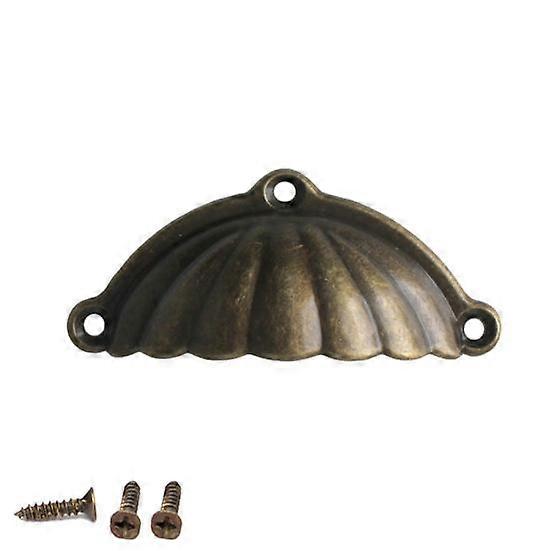 Adorable Dumpling Shape Cabinet Pull Retro Style Easy Assembly Metal Drawer Pull for Home