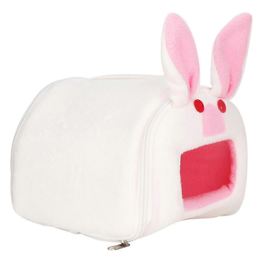 Travel Hamster Cage Plush Cotton Nest Pet House Bed for Small Animals, Warm and Cozy Design, Ideal Size for Dwarf Hamsters
