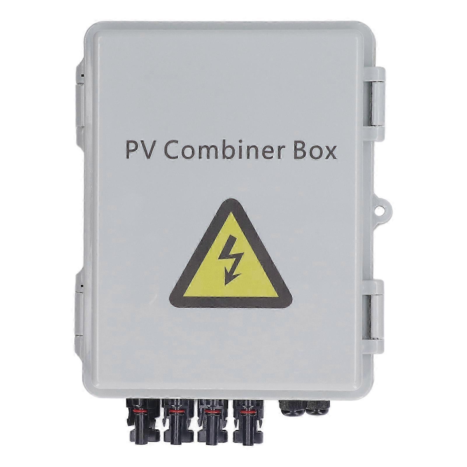 PV Combiner Box Metal Solar Combiner Box for On and Off Grid Solar Panel System DC1000V