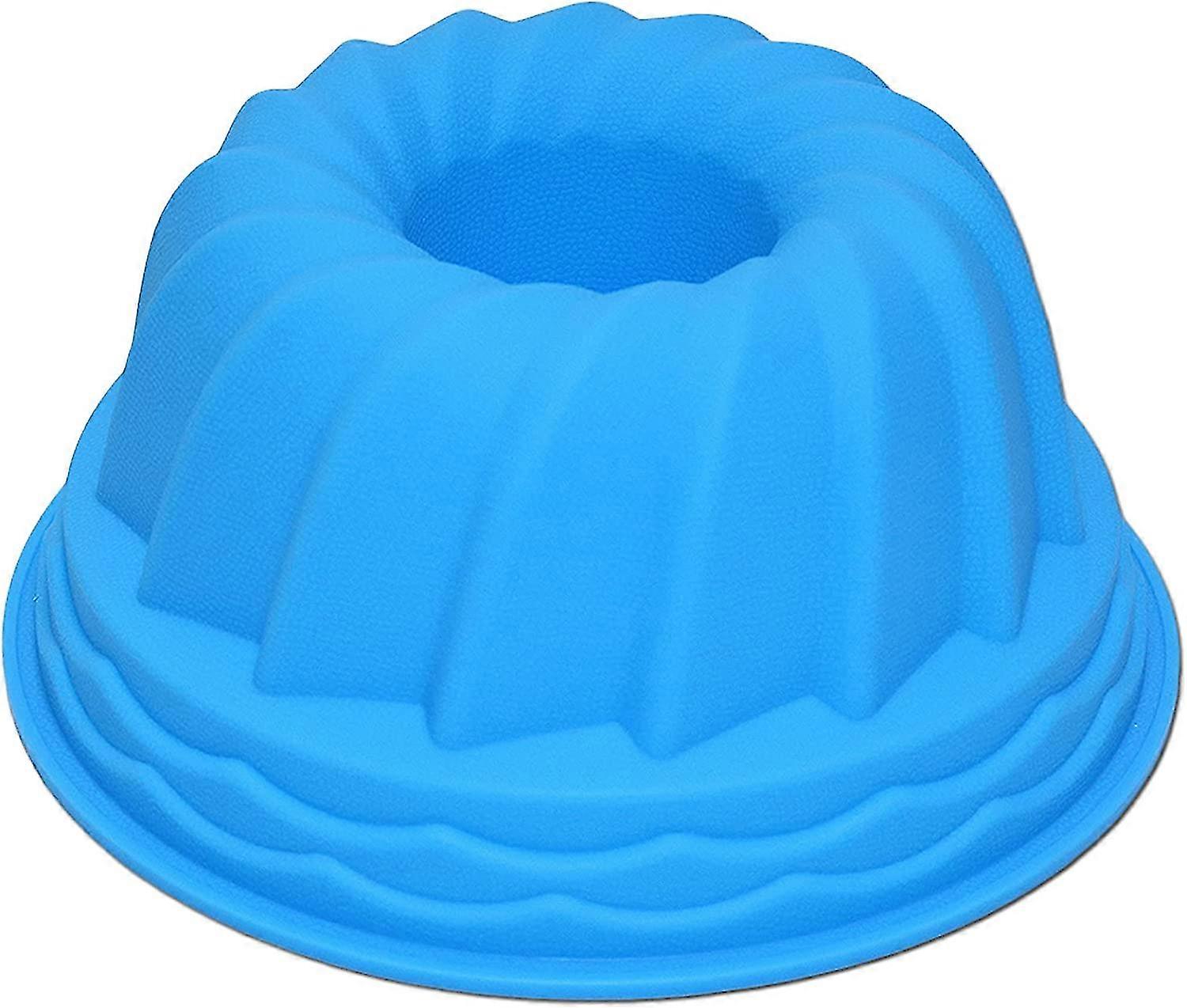 7-Inch Silicone Cake Mold with Matte Surface, Reusable Silicone Cake Panrandom color