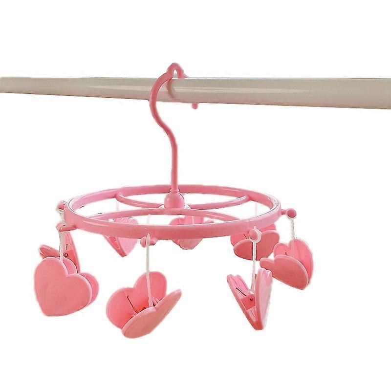 Foldable Hanging Rack, Clothes Drying Hanger with Anti-Slip Teeth for Secure Grip, Lightweight and Compact for Easy Travel, Adjustable Rotating Hooks