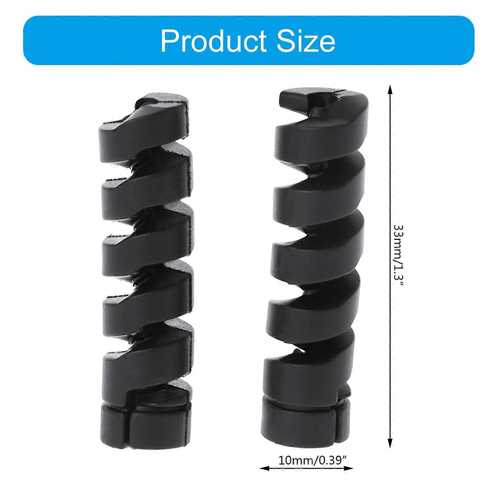 2x Protective Cover Cable Protector for Case for Smartphone USB Charger Cables Cord Spiral Phone Accessory Data Line Sle  Yellow