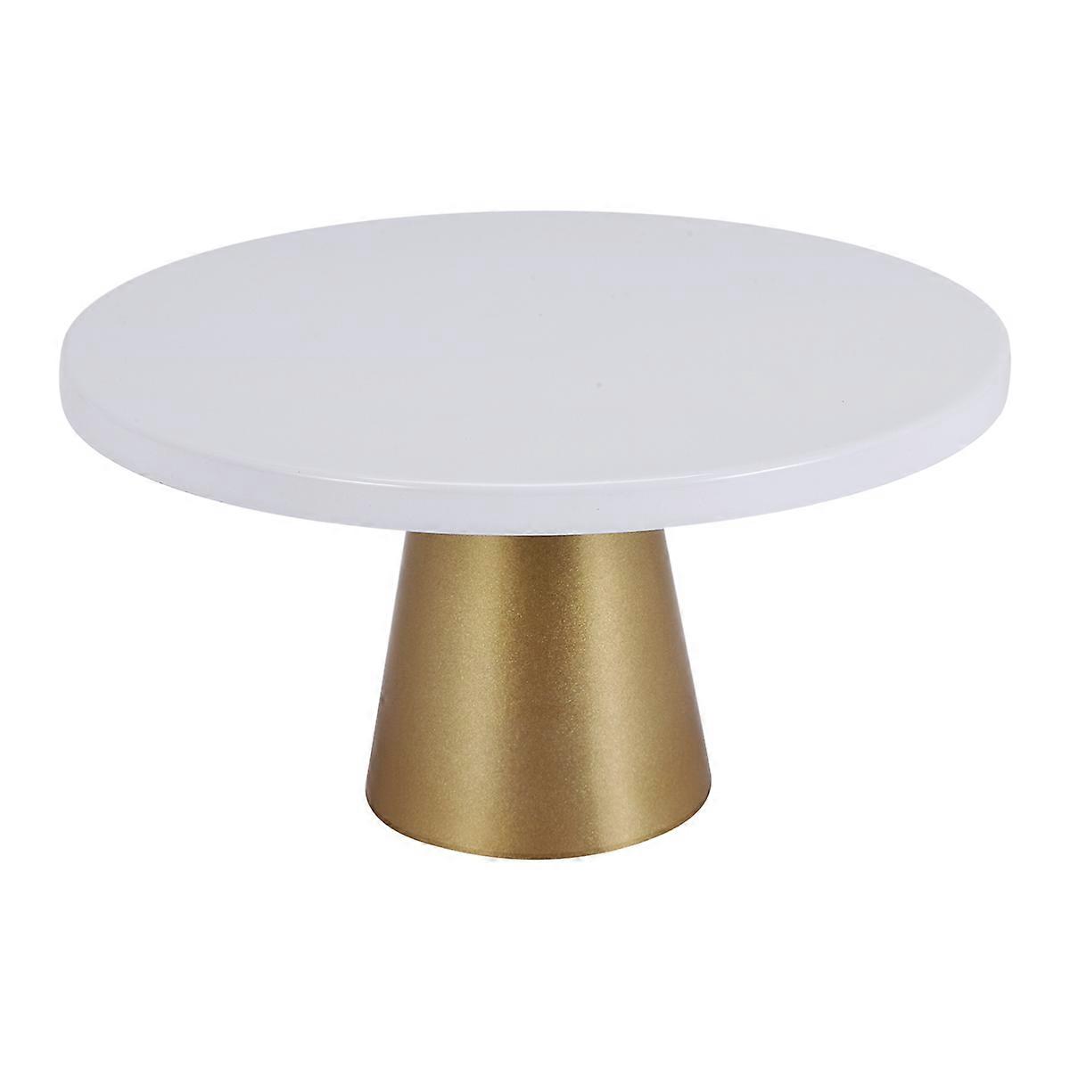 Metallinen rautakakkuteline pyöreä jalusta jälkiruokateline 20,5X12CM