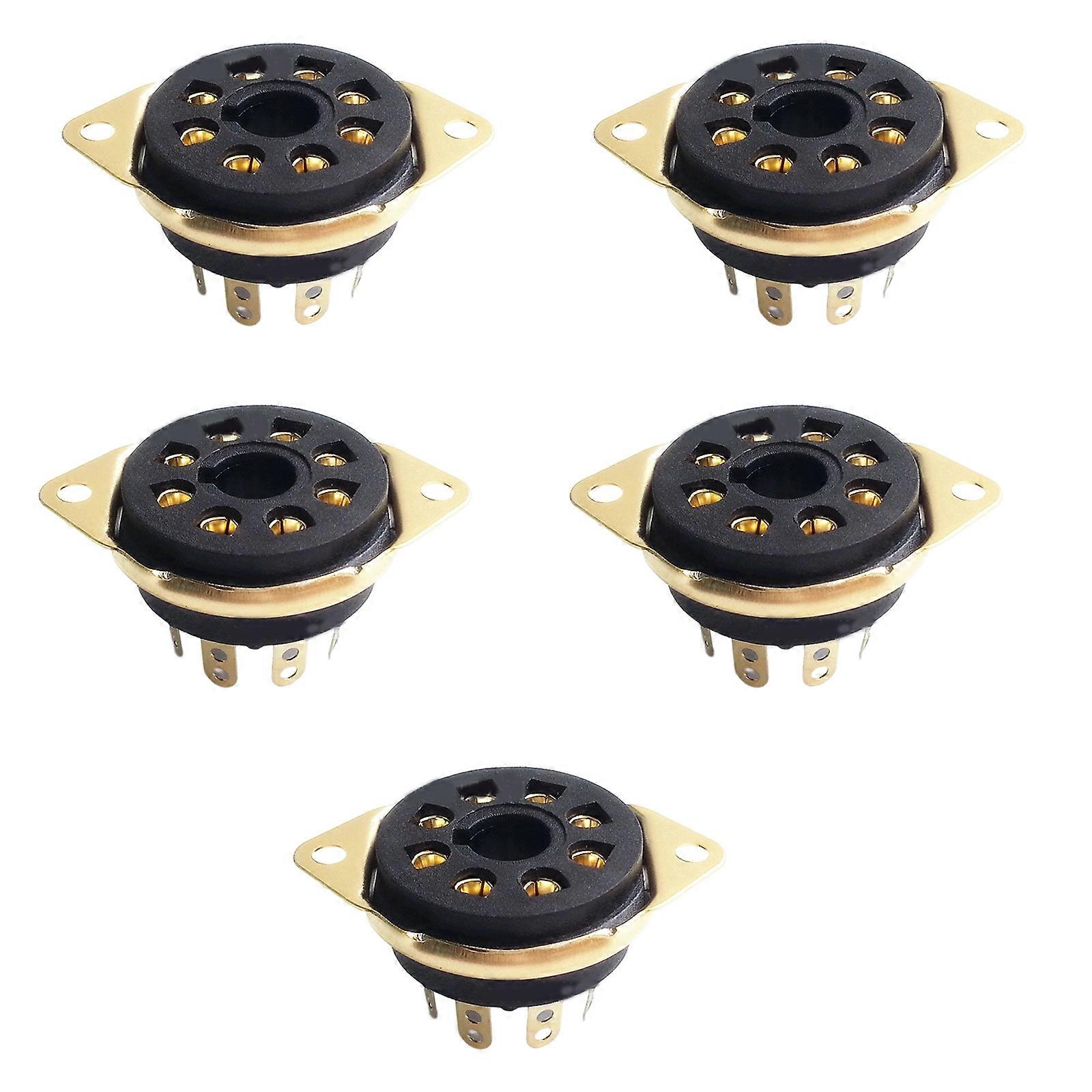 8Pin Vacuum Tube Socket Octal for KT66 KT88 6SL7 6SN7 6V6 5AR4/GZ34 5R4GY 5U4G Easy Installation Stability Performance