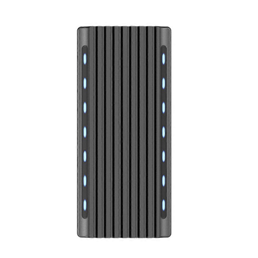 HDD for Case 10Gb for M.2/PCIE USB C 3.1 2TB Hard Drive Box Aluminum Alloy for NVME NGF- Hard Disk SSD HDD Enclosure  Black