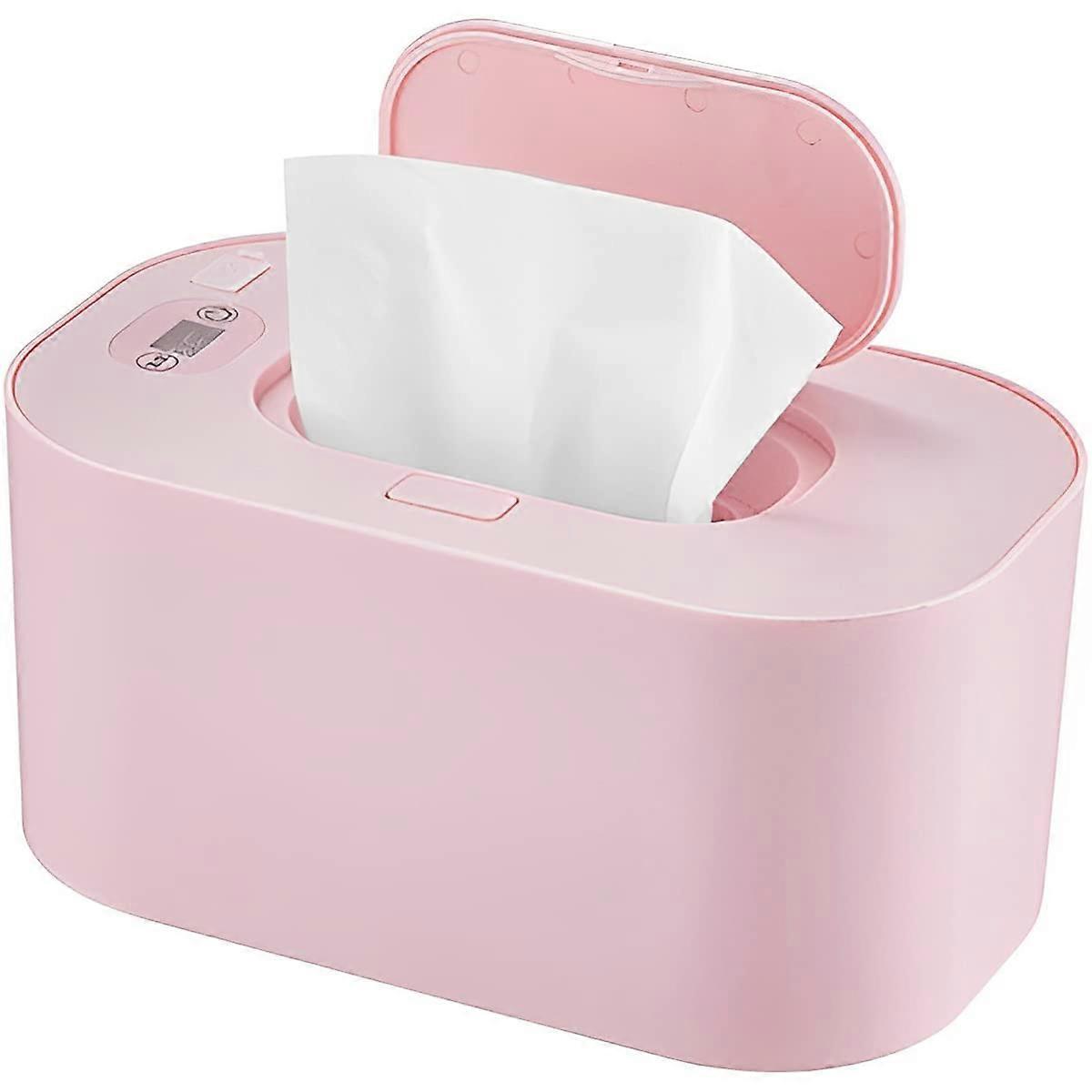 USB Baby Wipe Warmer 3Mode 4060 C Adjustable Wipe Warmer Dispenser Large Capacity USB Powered Green White Pink