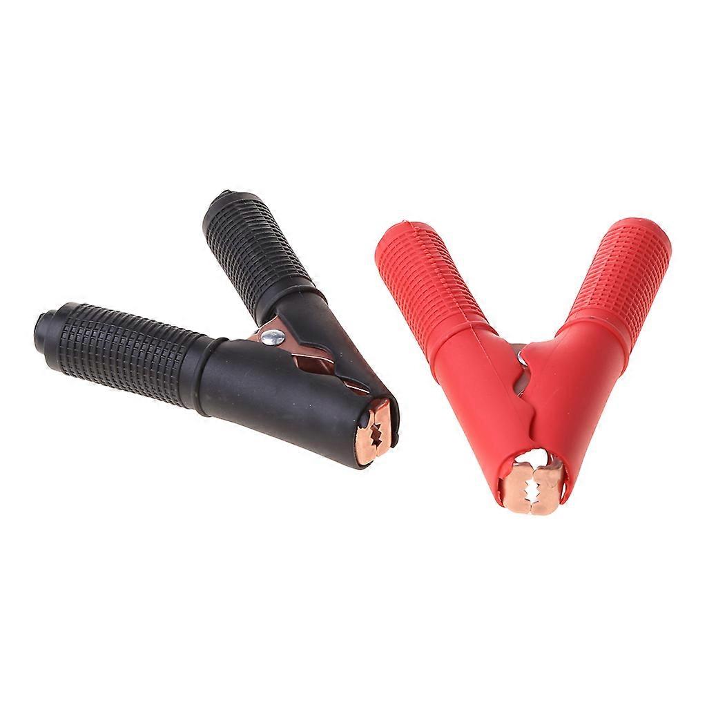 2 Pcs Vehicle Battery Charger for Crocodile Alligator Booster Testing Clip Clamp  Other