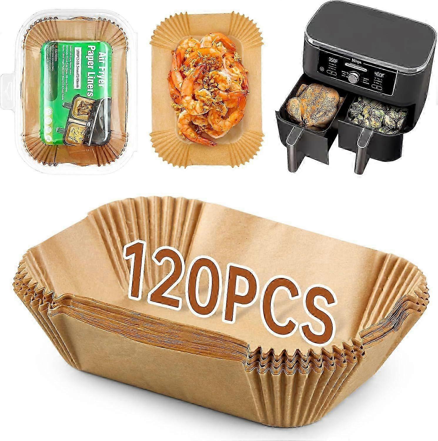 120PCS Air Fryer Liners for - Compatible with Various Brands