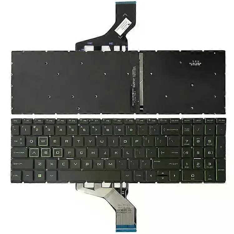 Backlit Keyboard for HP Pavilion Gaming 15-DK-Green US Version Green