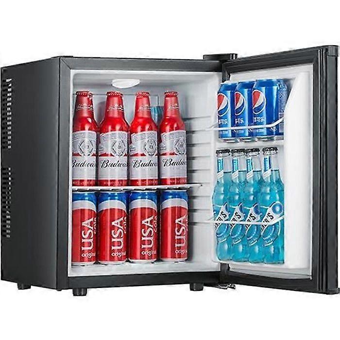 25 liter koelkast Zwart Silent thermo-elektrische compressorvrije minikoelkast Frigo-Bar - 38x38,5x47 cm - Klasse E