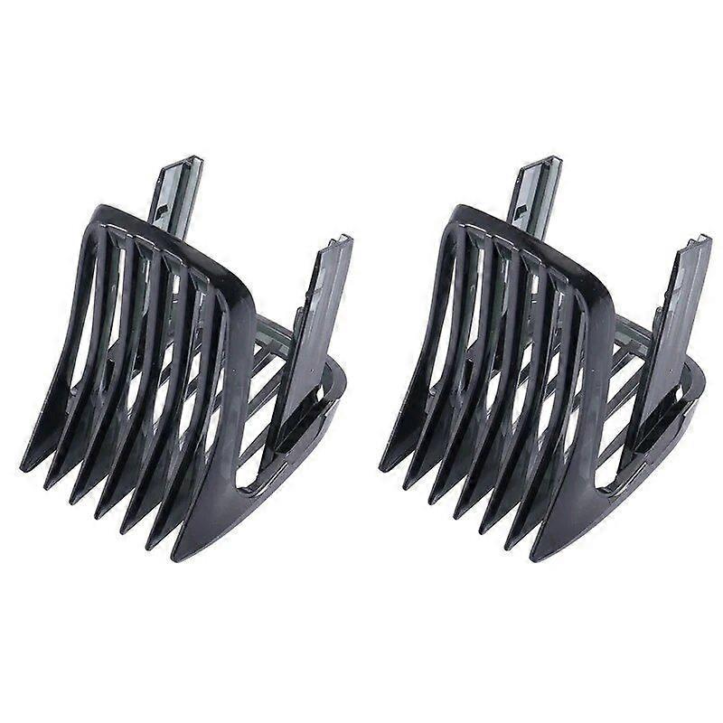 2X For Hair Clipper HC3400 HC3410 HC3420 HC3422 HC3426 HC5410 HC5440 HC5447 HC5450/7452 Attachment Comb Black