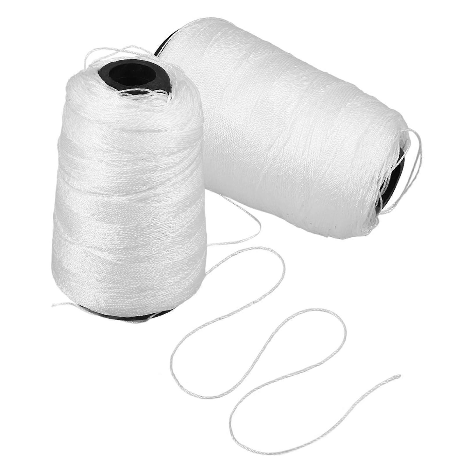 Nylon String for Masonry - Twisted Construction Twine 2 Rolls, Heavy Duty Building Lines String, 100ft Each