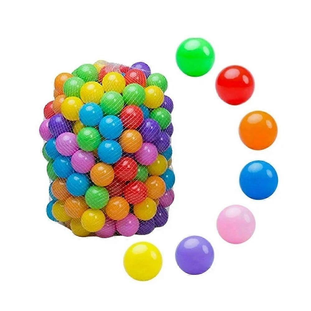 100pcs Ocean Ball, Kid Mix Colored, Pool Playing Toy