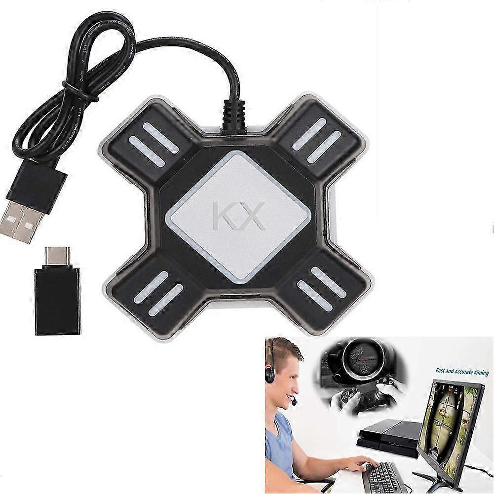 KX Keyboard and Mouse Adapter Controller Converter for Nintendo Switch Xbox One PS4 PS3