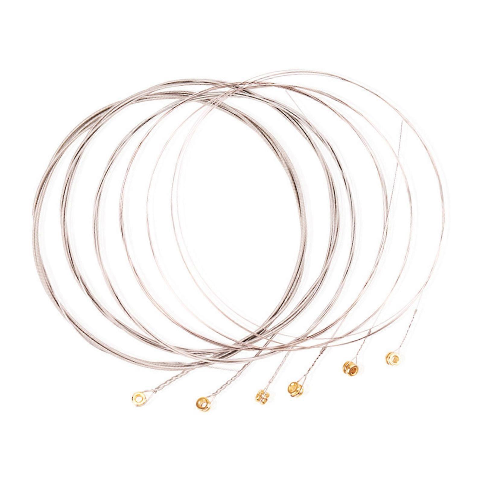 6PCS Electric Guitar String Rustproof Nickel Alloy Anti Oxidation Acoustic Guitar String Replacement