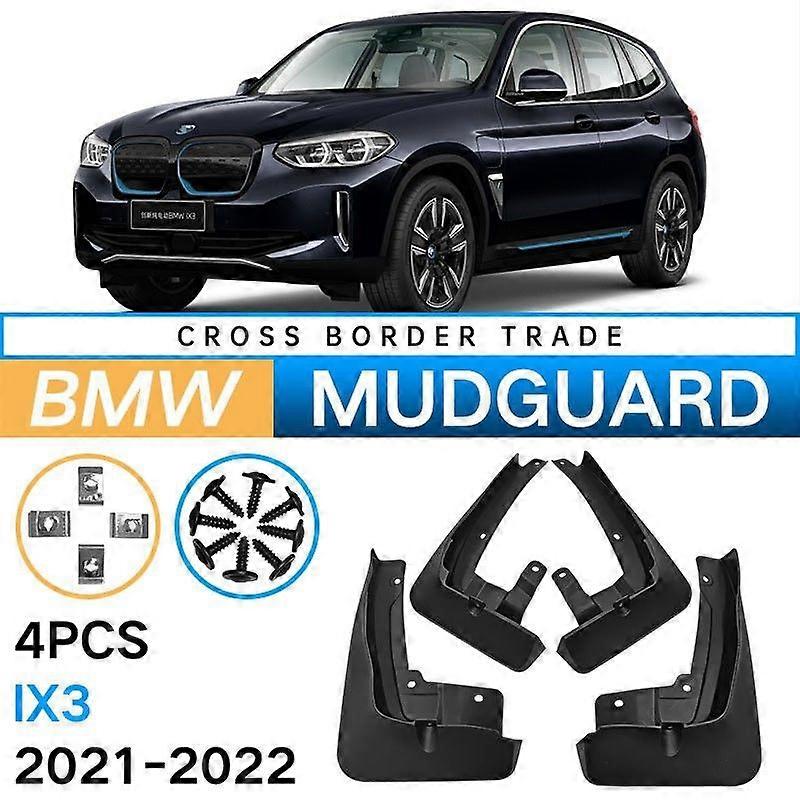 con Applicable To 2021 2022 Bmw Ix3 Car Tire Fender Modification Soft Rubber Splasher W
