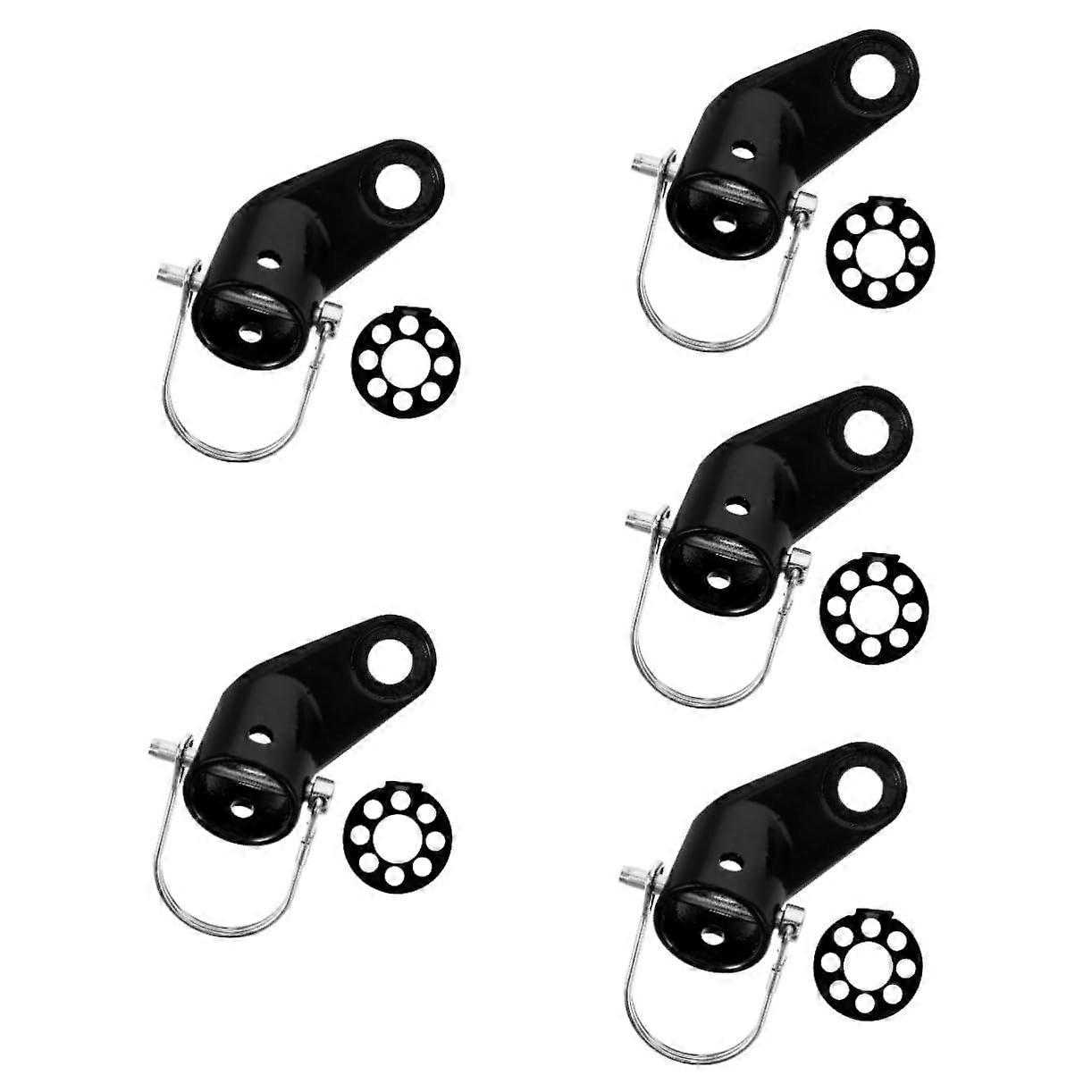 5 Sets Trailer Hitch Hooks for Electric Bikes, Coupler Bike Trailer Connector, Durable Steel, Universal Compatibility