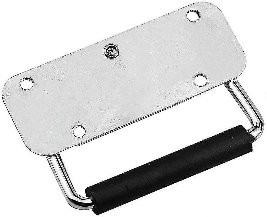 Folding Crate Handles, Chest Ring Pull Handle Spring Folding Handle With Rubber