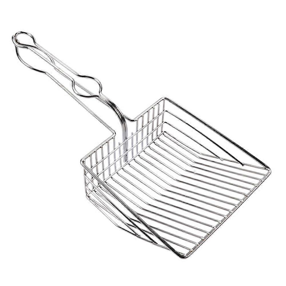 Pet cat litter shovel-silver