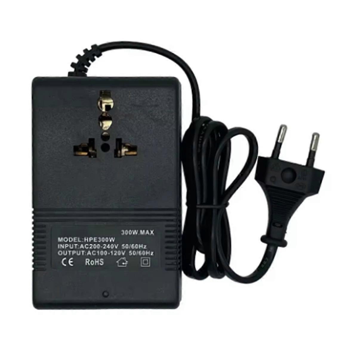 300W Voltage Converter Transformer Travel Adapter Inverter EU Plug