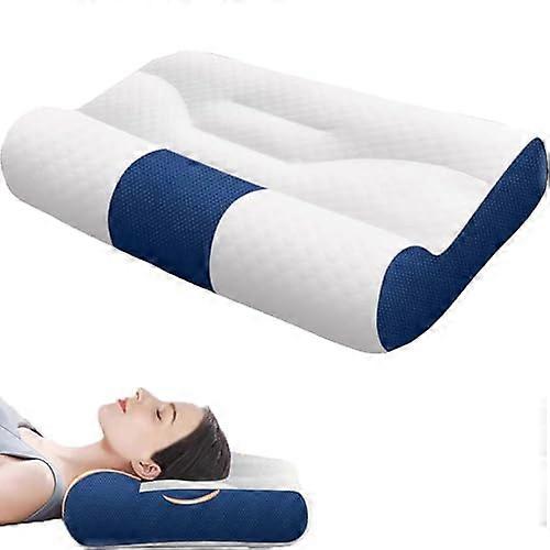 Sleep Enhancing Cervical Support Comfort Goose Pillow,Sleep Down Enhancing Cervical Pillow (A)