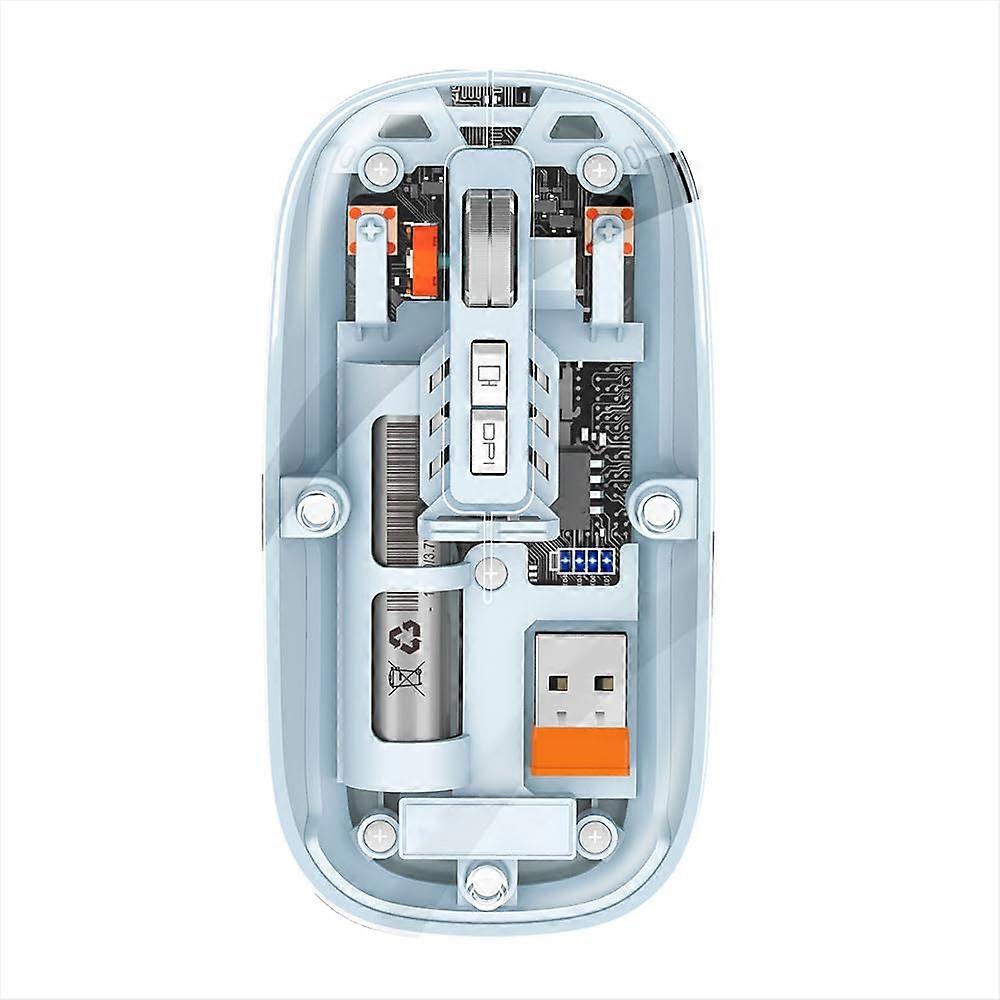 Transparent Mouse Rechargeable Mouse High-end PixArt 3065 IC Design 1600DPI Adjustable