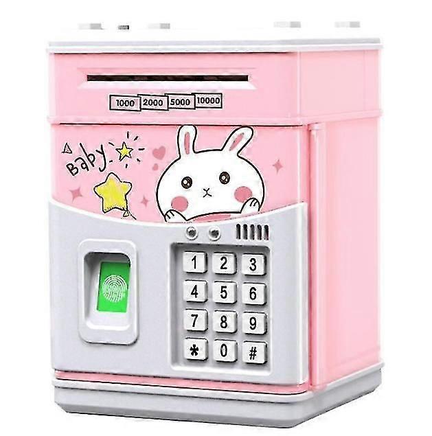 Simulation Fingerprint Induction Piggy Bank