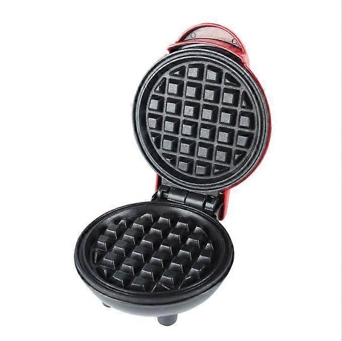 Home Breakfast Maker Sandwich Maker Mini Cake Waffle Bread Maker Classic Style (Red)