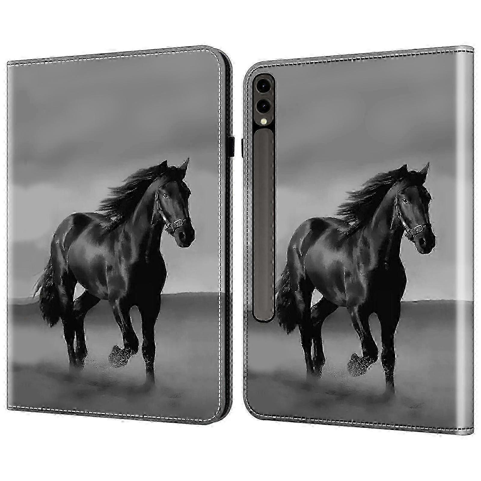 Samsung Galaxy Tab S9+/S9 Fe+ PU Leather Case with Stand & Pattern Design SZ