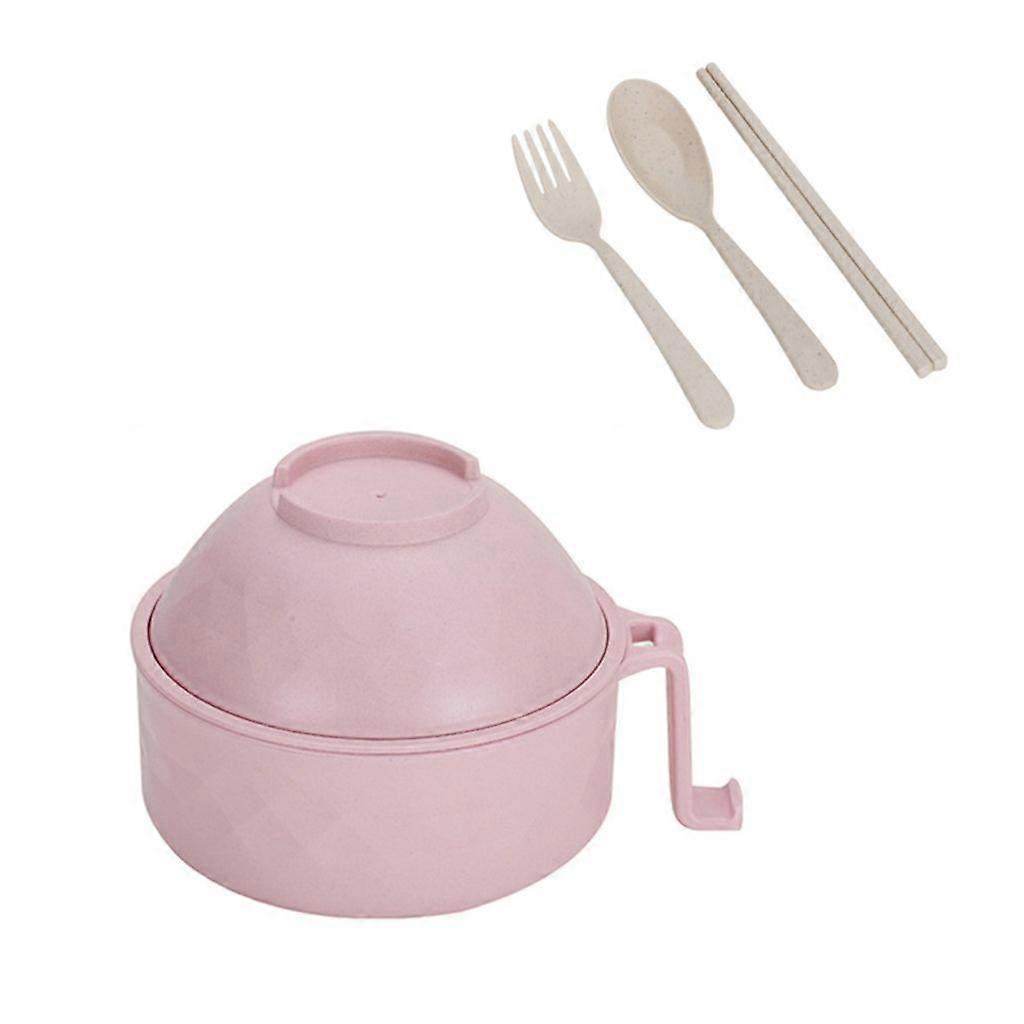 Ramen Bowl Instant Noodles Bowl with Chopsticks Forks Spoons for Kitchen Home