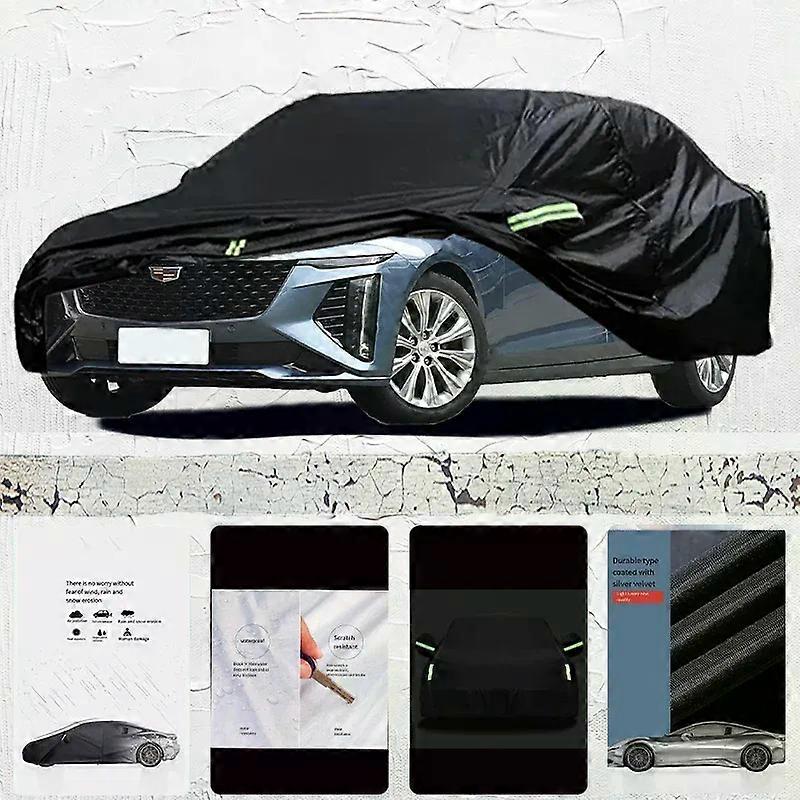 Για-Cadillac-CT6-Εξωτερικό-Αυτοκίνητο-Κάλυμμα-Υπαίθρια-Προστασία-Πλήρης-Αυτοκίνητο-Καλύμματα-Αδιάβροχο-Σκίαστρο-Anti-UV-S