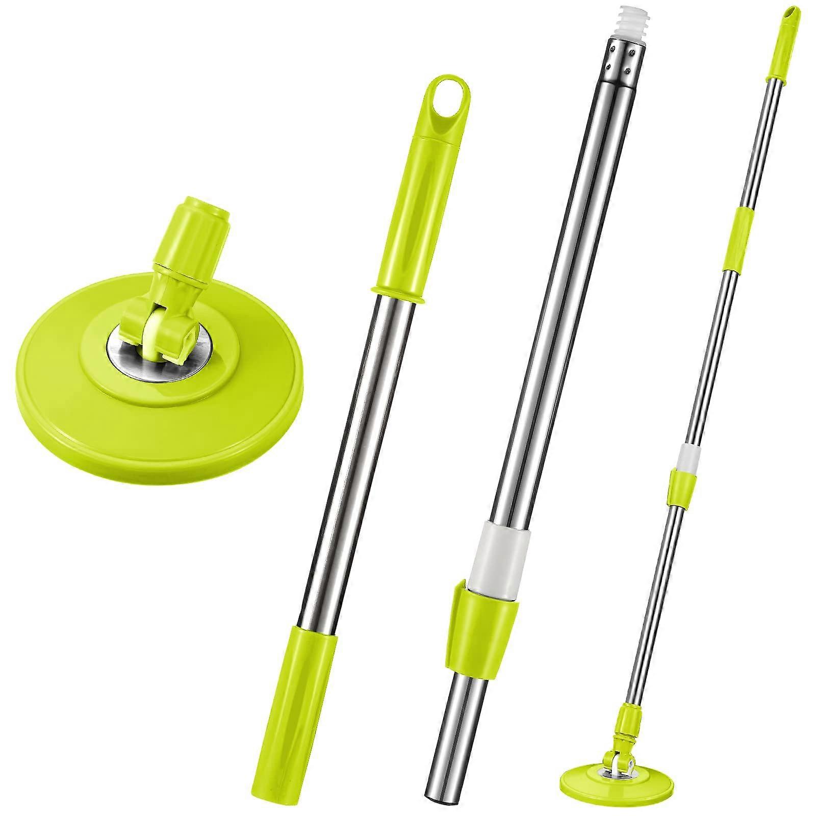 Spin Mop Replacement Handle 360 Degree Spin Mop Pole Handle for Home(Green)