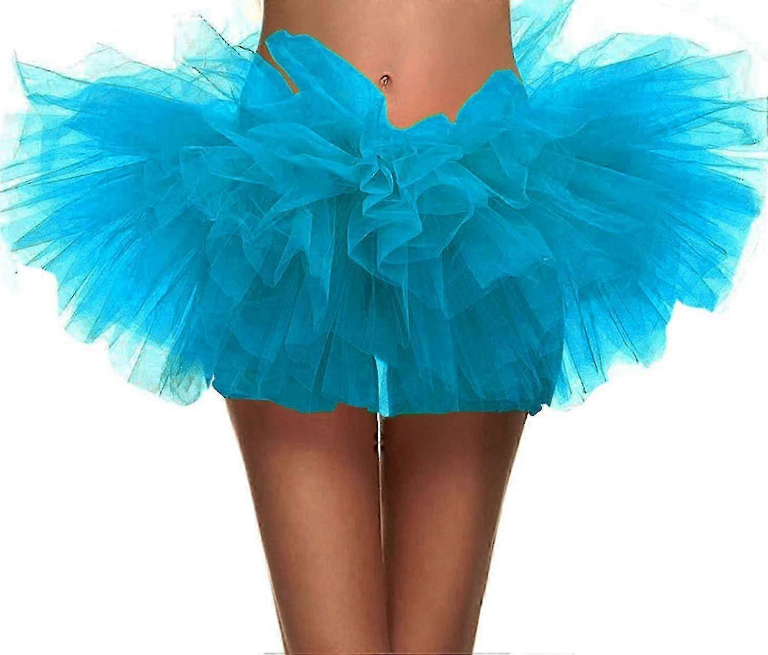 Saia Tutu de Tule Clássico para Mulheres com 5 Camadas K well