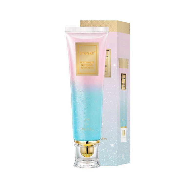 Niacinamide Toothpaste, Niacinamide Whitening Two-Color Toothpaste, Dazzling White Teeth, Mint Fresh Breath, De-yellowing and De-skimming