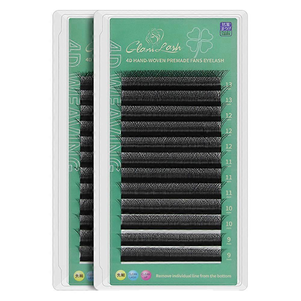 DIY Eyelash Extensions 5 Rows Lashes Black Dense Artificial Eyelashes with