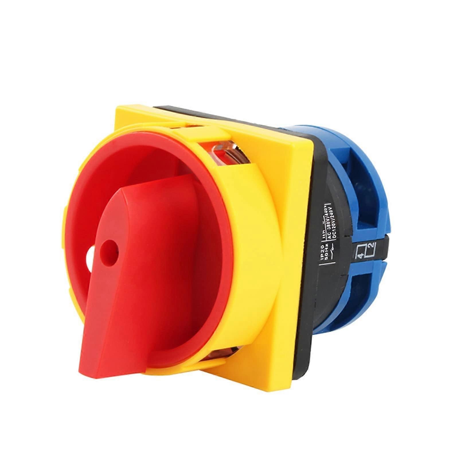 32A 1 Pole Isolator Switch Rotary cam Changeover Switch pad Lock onOff Power Switch Main Disconnect Switch