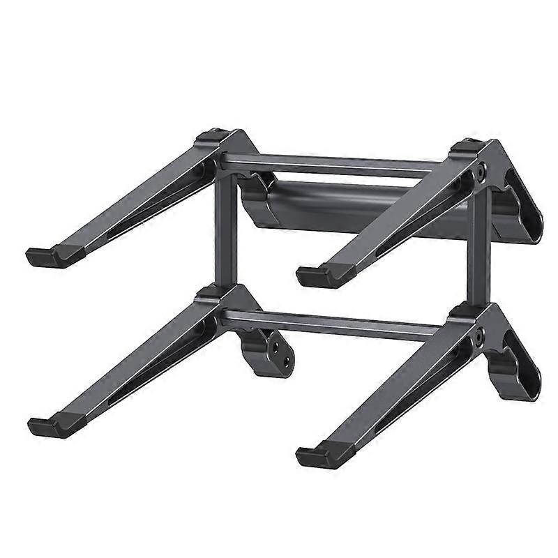 C19U Dual Layer Laptop Stand Tablet Notebook Riser Storage Rack with HD USB3.0 TF SD Hub