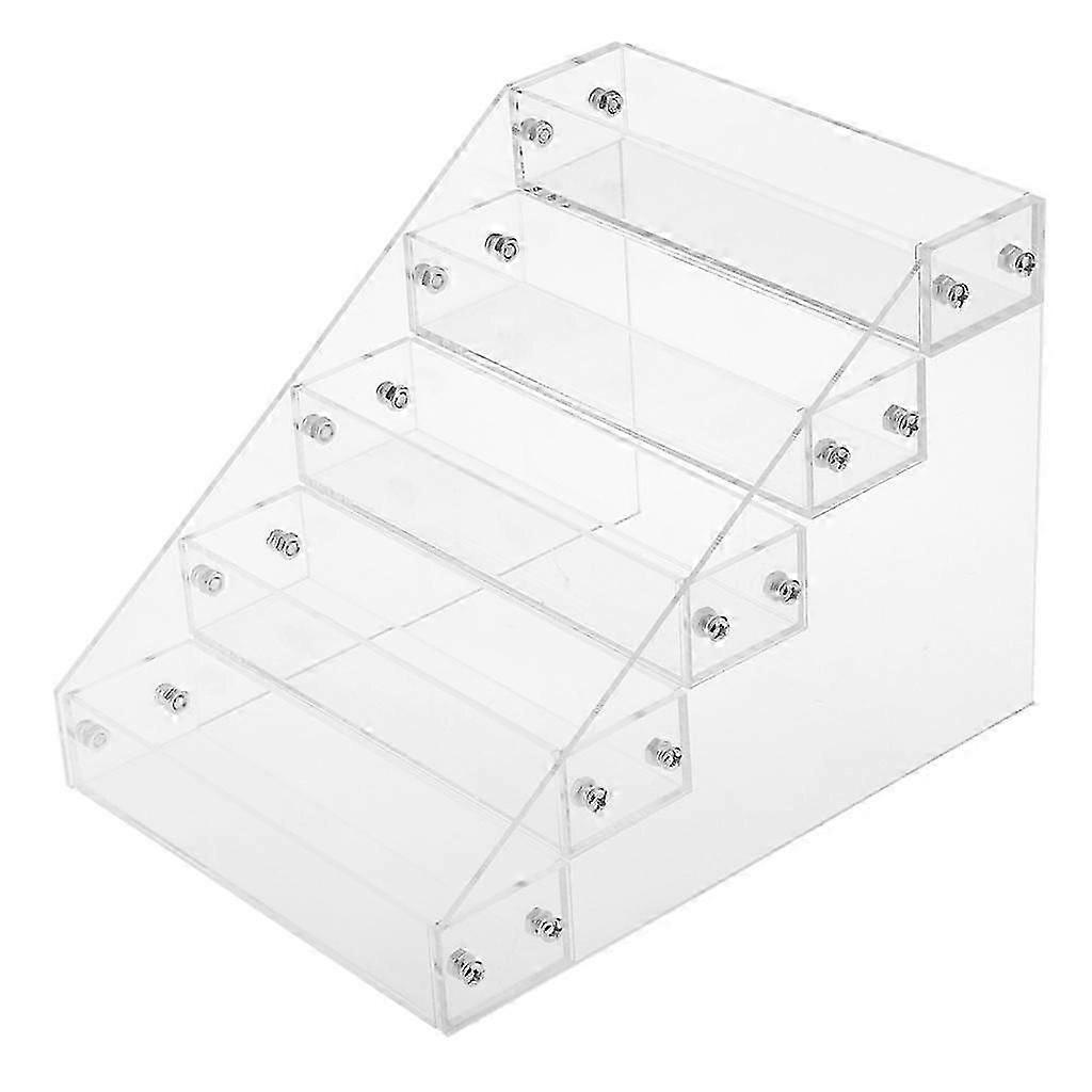 Tiered Acrylic Stands Clear Display Shelf for Cosmetic Cupcakes Model Car