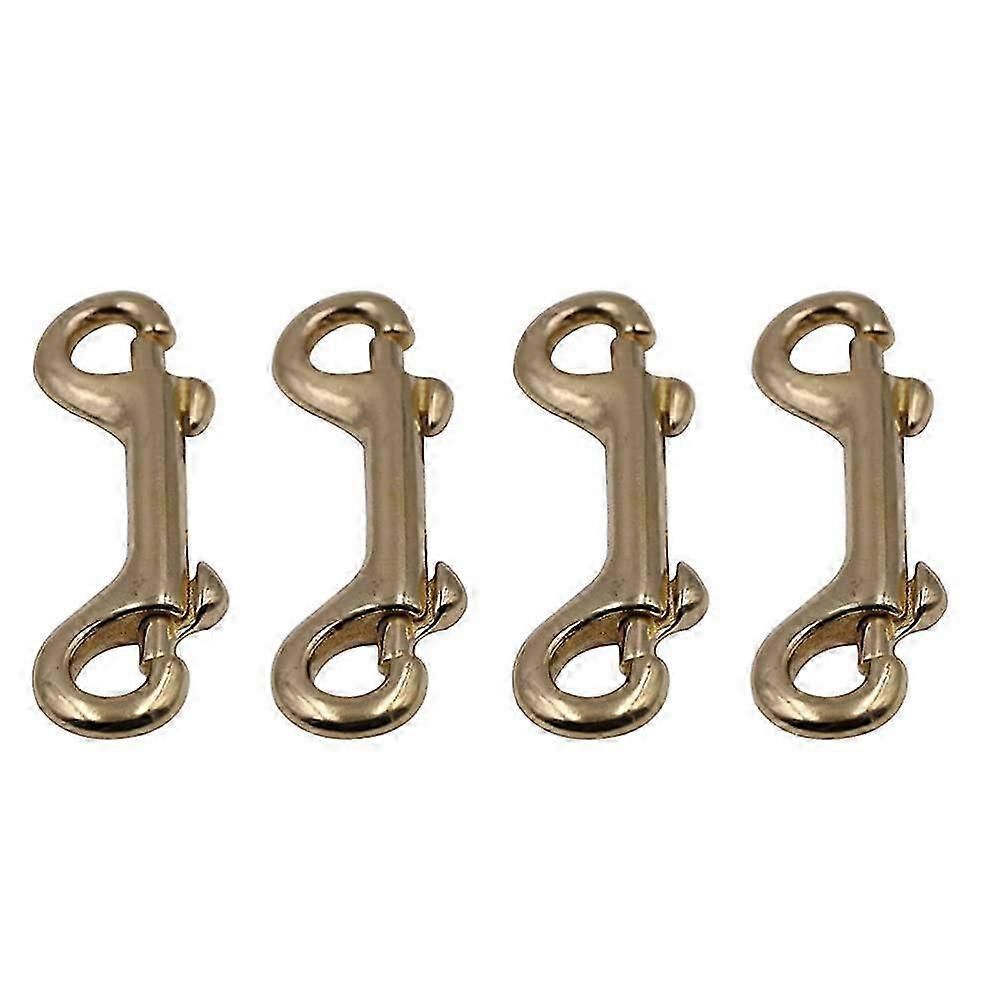 Double Ended Snap Hooks - 4Pcs Brass Trigger Snaps for Various Uses