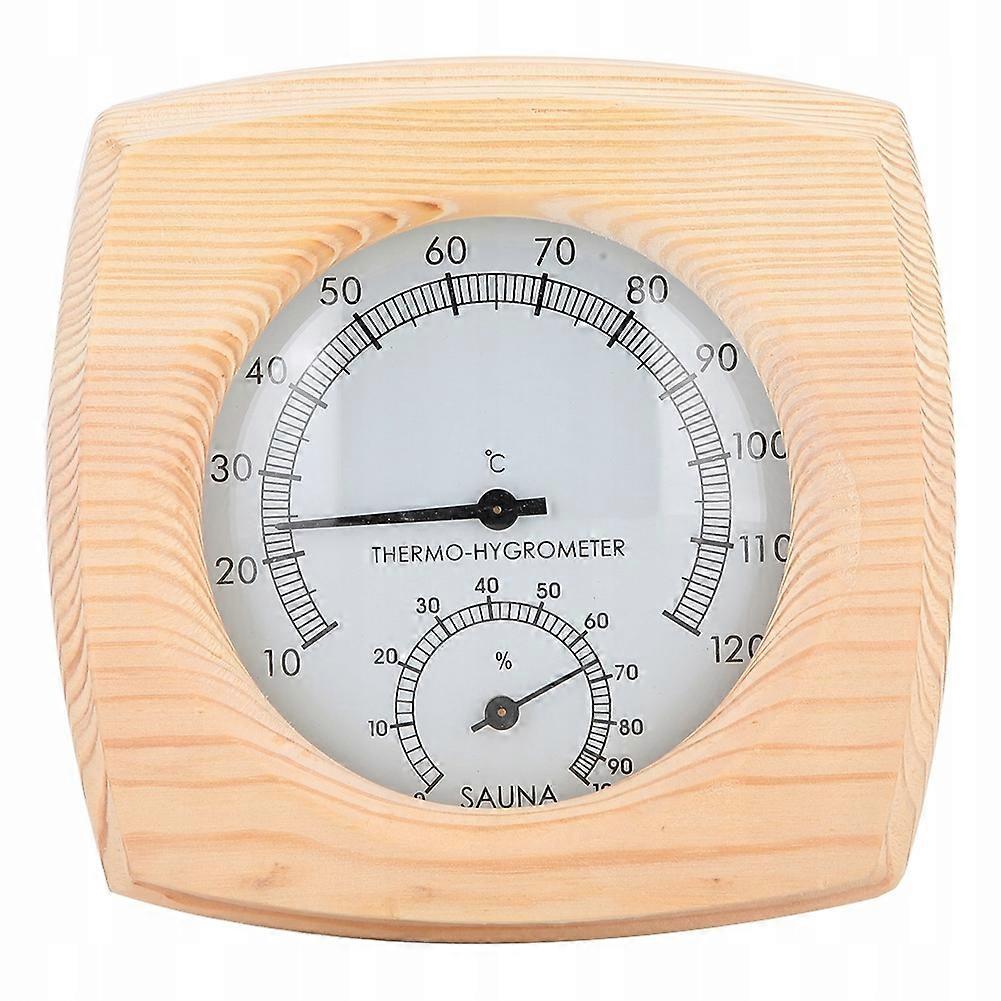 Thermometer Hygrometer Pine Sauna Humidity Measurement