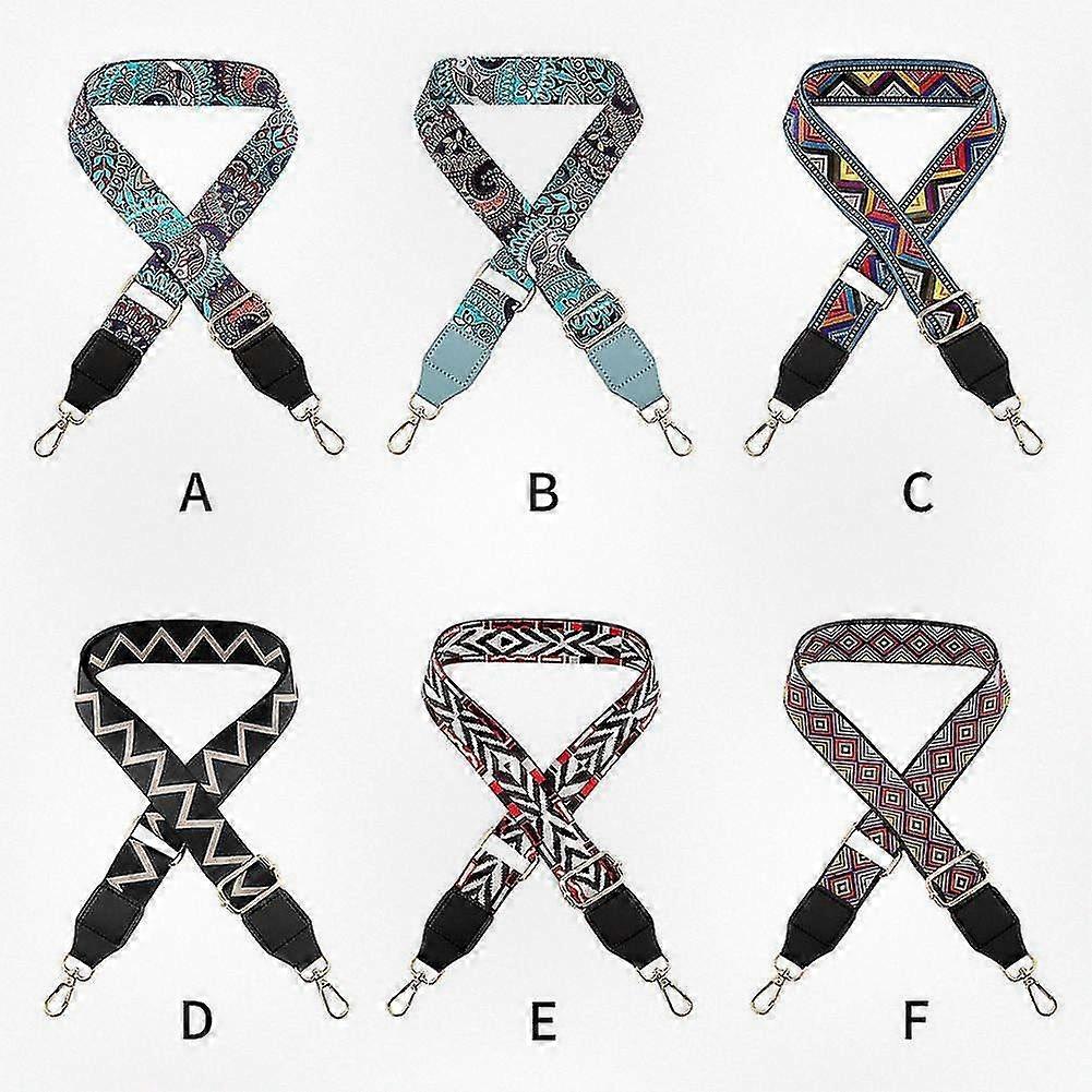 Adjustable Multifunctional Vintage Wide Shoulder Strap for Comfortable Bag Carrying