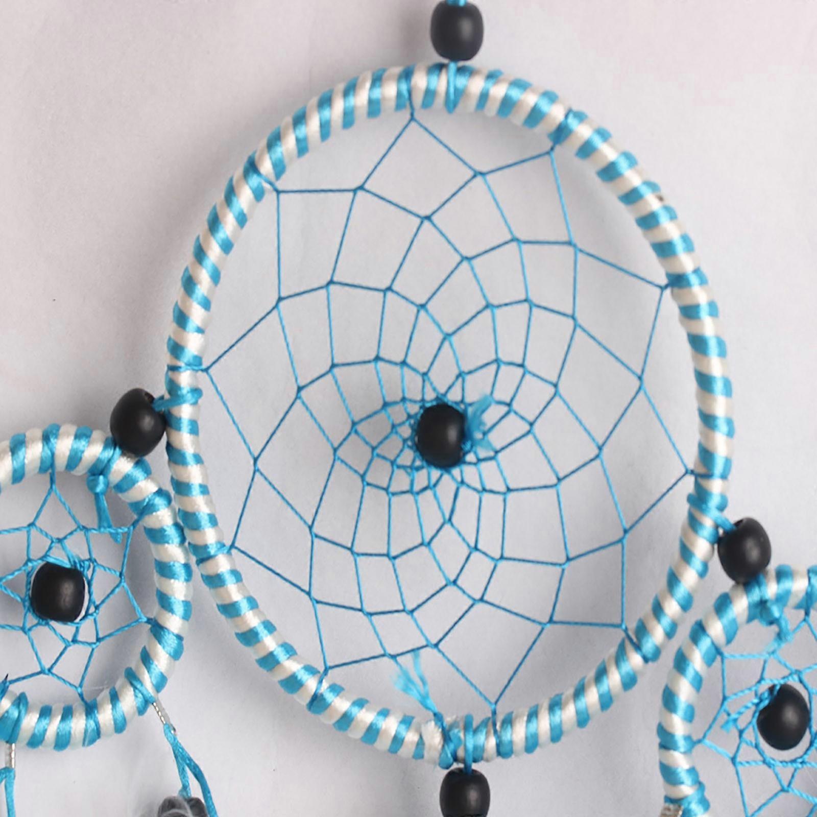 Circular Feathers Wall Hanging Decoration Decor Craft