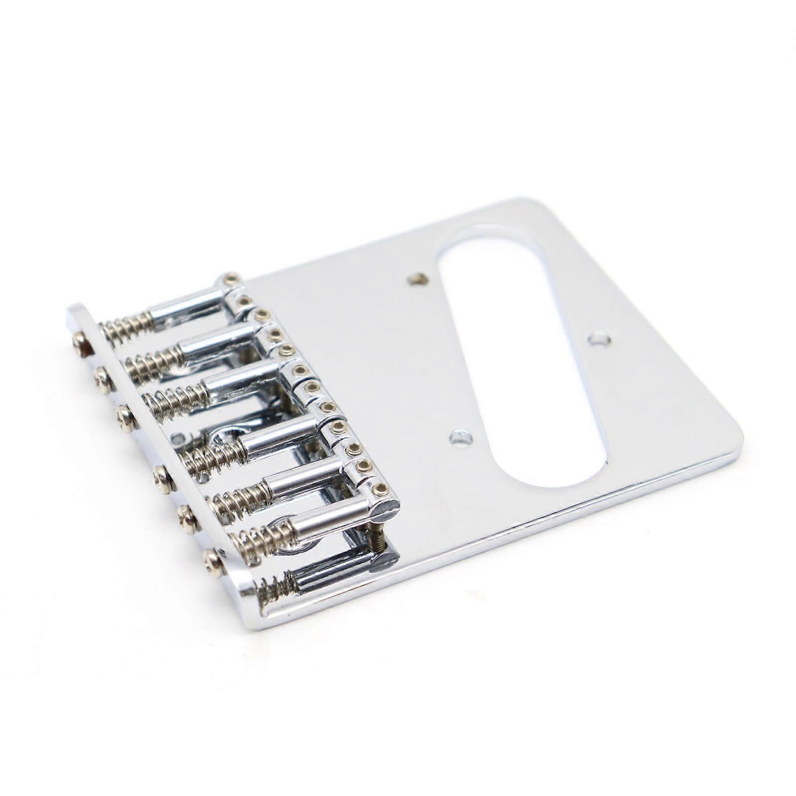 Guitar Bridge,Electric Guitar Bridge, 6String Bridge Plate, stringable. Silver