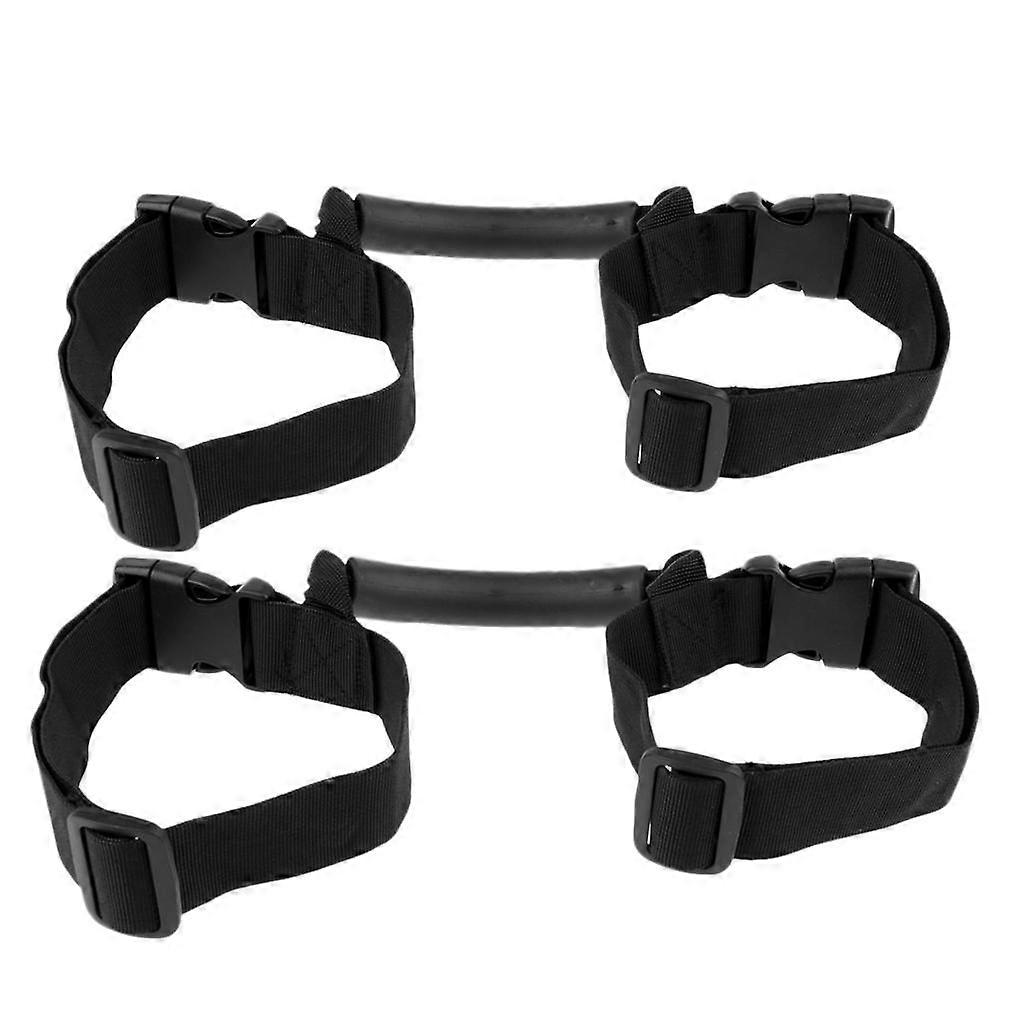 2x Diving Tank Carry Strap Quick Release Buckle with Handle Black