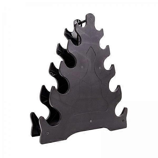 2x Dumbbell Bracket Triangle Leaves Tree Rack Stands Weight Lifting Holder Home