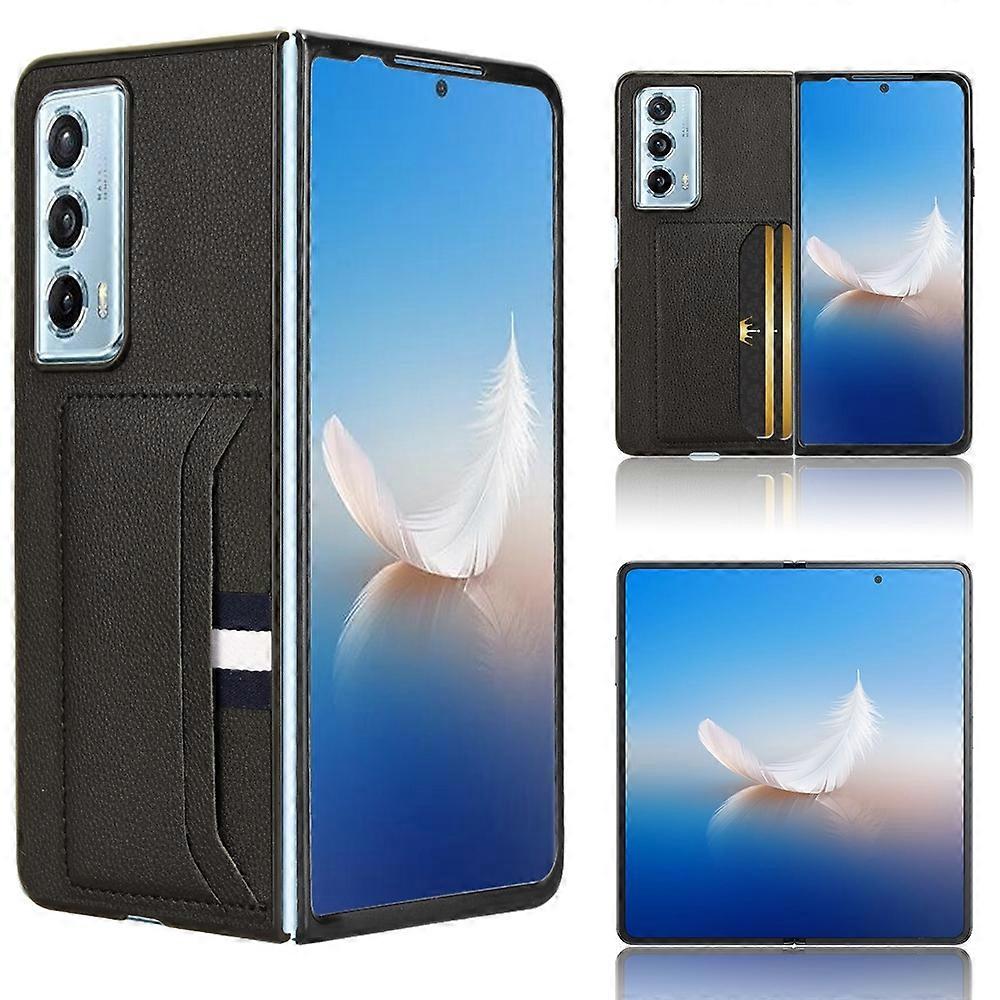 Litchi Texture Card Slots Back Cover Phone Case