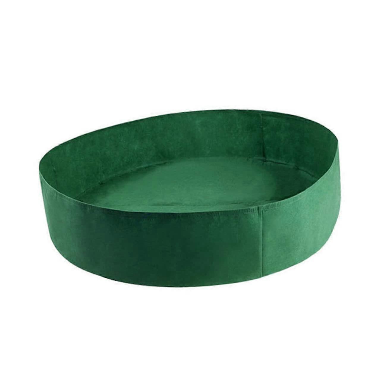 Round plant bag fleece fabric gallon growing container for vegetables and sturdy breathable and versatile for garden