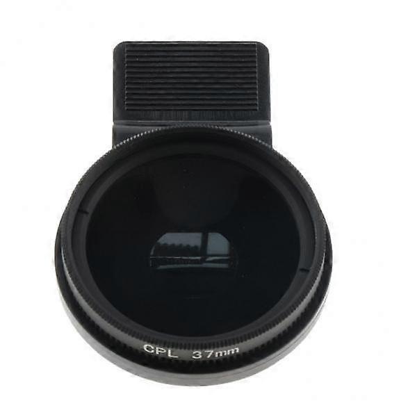 3x 37mm Telefon Polarisator CPL Objektiv Tragbar Zirkular Abnehmbar Multifunktional