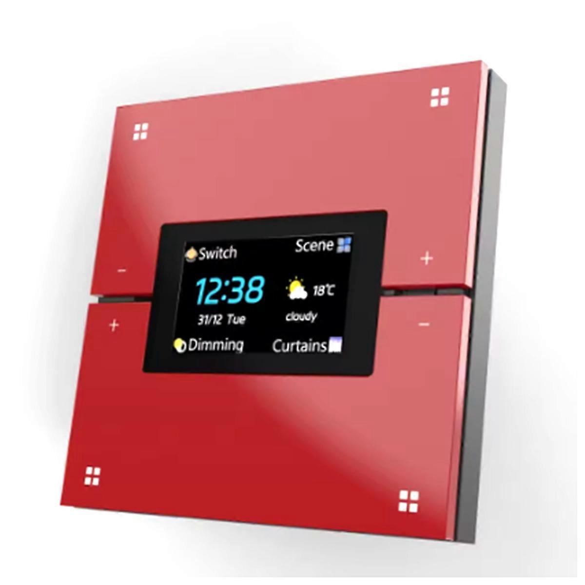 Tuya Smart Multifunktionell Central Kontrollpanel ZigBee Dimming Switch Automation Trådlös Belysning