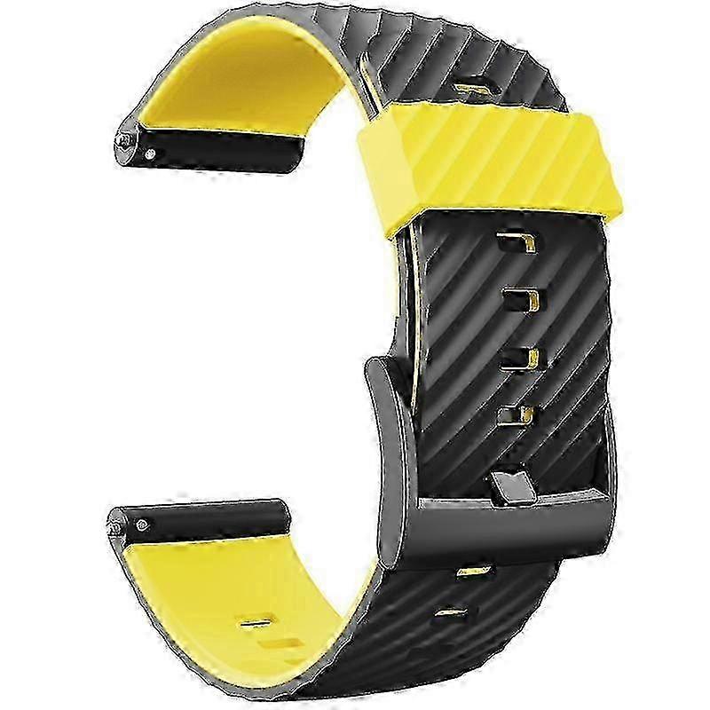 Suunto 7 9 Baro D5 Ανταλλακτικό Λουράκι Σιλικόνης, Ρυθμιζόμενο Αδιάβροχο Βραχιολάκι 24mm